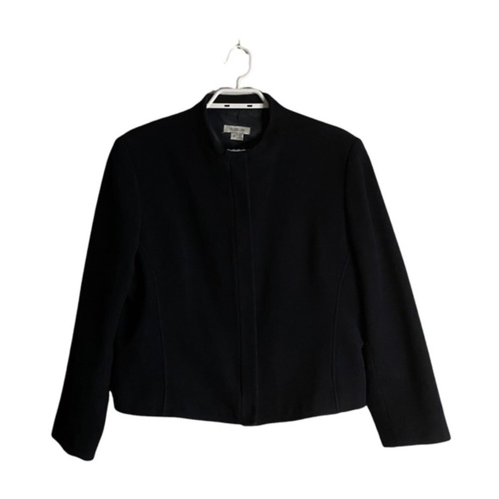 Studio Jax Women’s Navy Wool Blend Coat